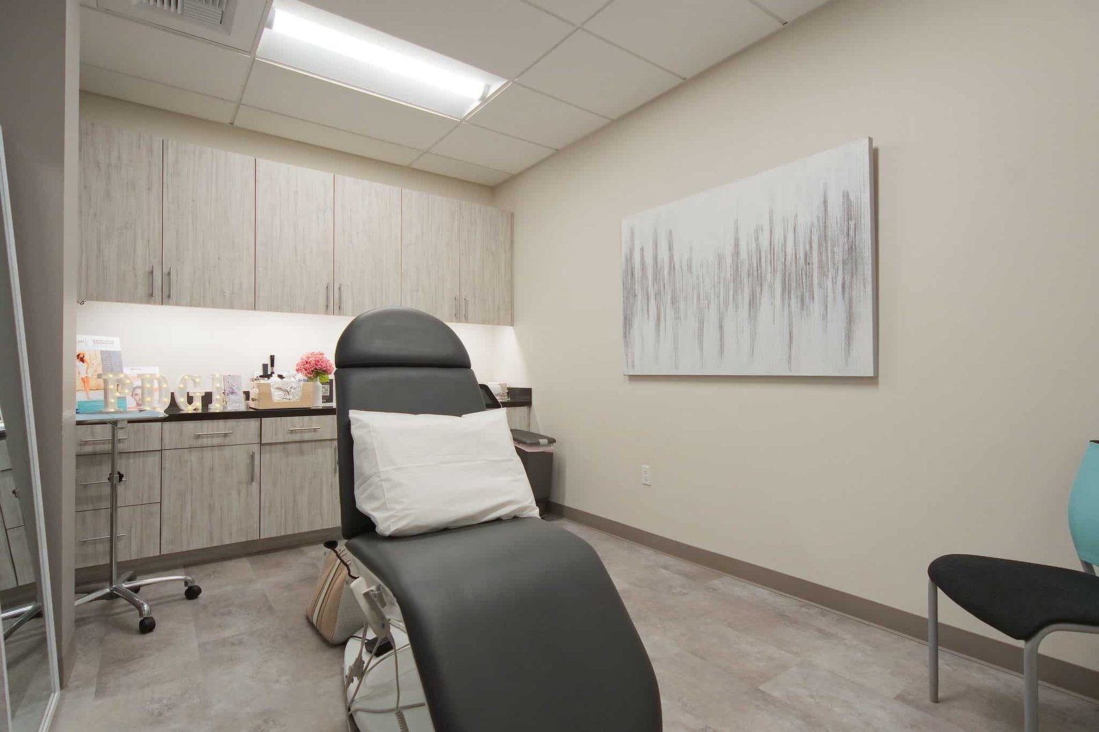 Private treatment room at Allure Rejuvenation in Walnut Creek